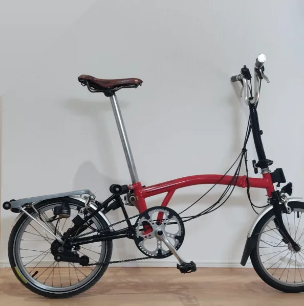 買い取ったブロンプトンの折りたたみ自転車
